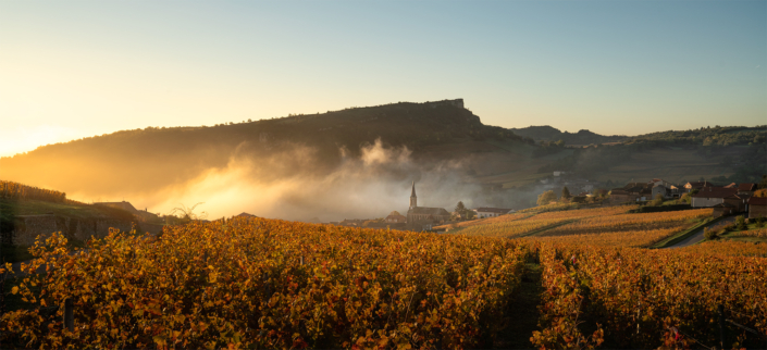 Epic sunrise Solutre, Solutré-Pouilly, Burgogne, France, Autumn, oliverdietschi