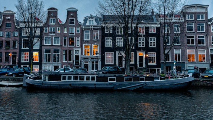 Amsterdam Houseboat Weihnachten