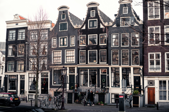 typical Amsterdam houses
