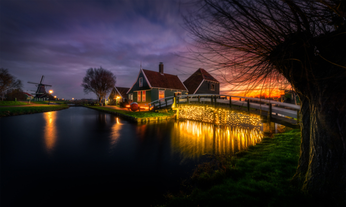 DAS WINDMÜHLENDORF von Zaanse Schans