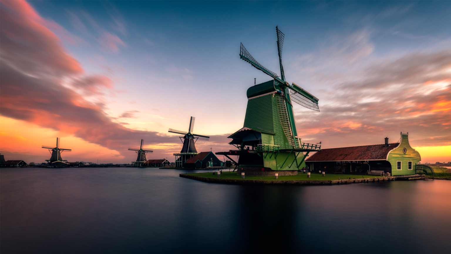 Windmühlen von Zaanse Schans