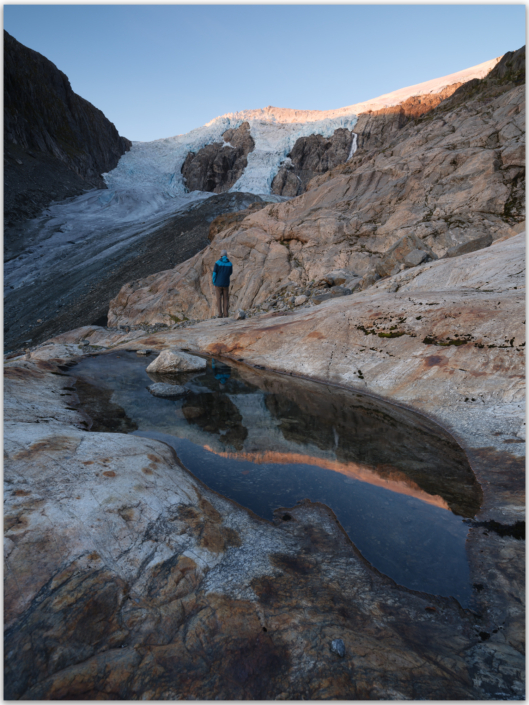 Der Buarbreen oder auch Buerbreen ist eine Gletscherzunge des Folgefonna-Gleitschers