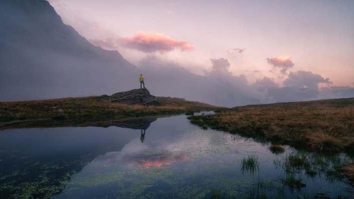 traumhafte Abendstimmung im Tessin
