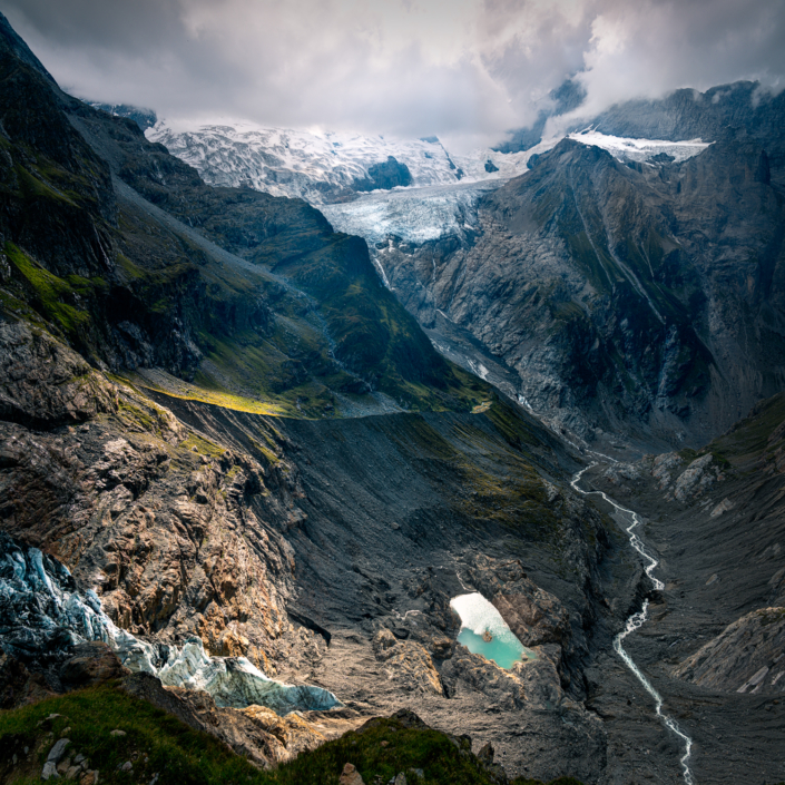 Gletscher Schreckhornhütte