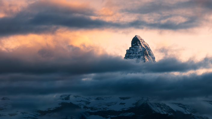 Matterhorn bei Sonnenuntergang