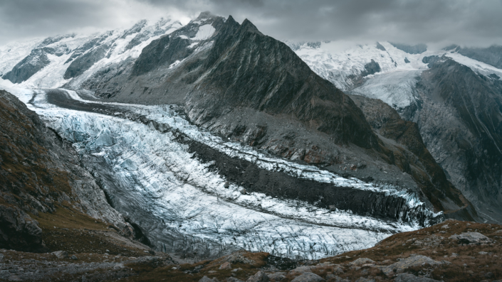 Gletscher Schreckhornhütte